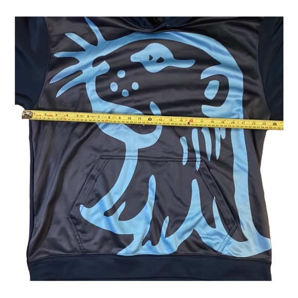 Kobe unisex Blue sports wear pullover hoodie size : Large no string - Picture 7 of 9